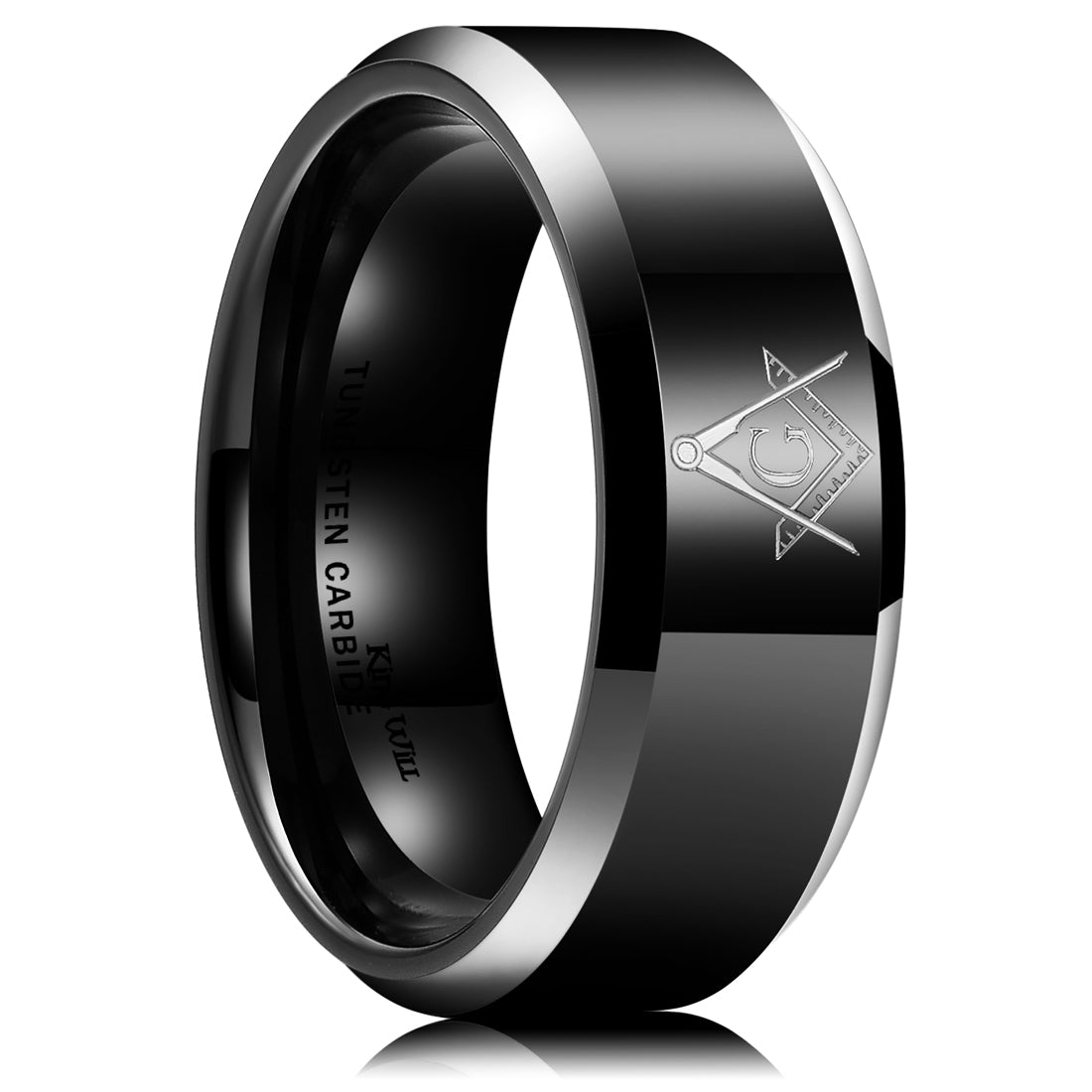 King Will BASIC™ 8mm tungsten ring – King Will Rings