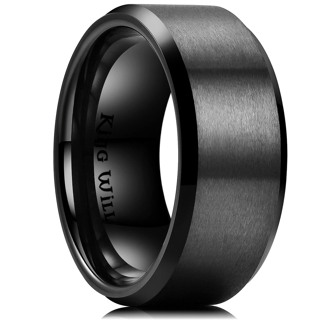 Titanium Wood Ring with Acacia Wood 9mm / 5-14 whole-half-quarter-available-enter in Notes During Checkout