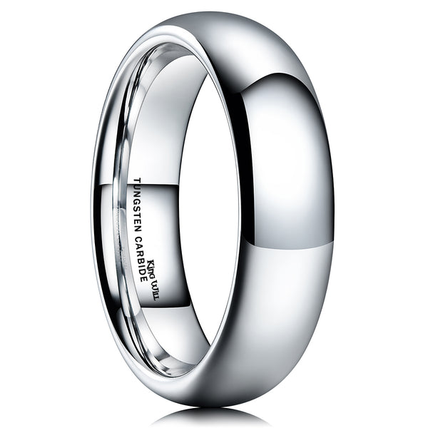 King Will Classic 6mm Tungsten Ring, 12.5